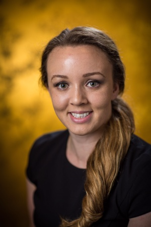 Photo of a lady wearing black t-shirt